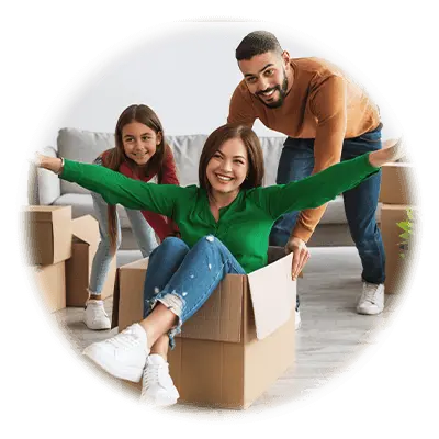 Family with New Home